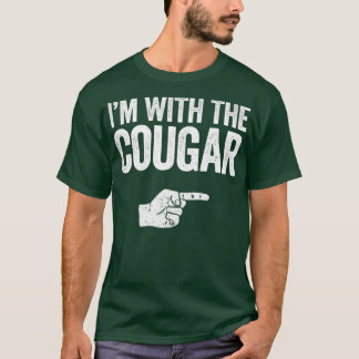 Camiseta Eu Estou Com A Costume De Cougar Correspondente A