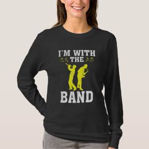 Camiseta Eu Estou Com A Música Banda Saxofônica