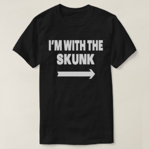 Camiseta Eu estou com Casais de casamento fáceis no Skunk