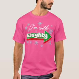 Camiseta Eu estou com Casais engraçados nojentos gráfico de