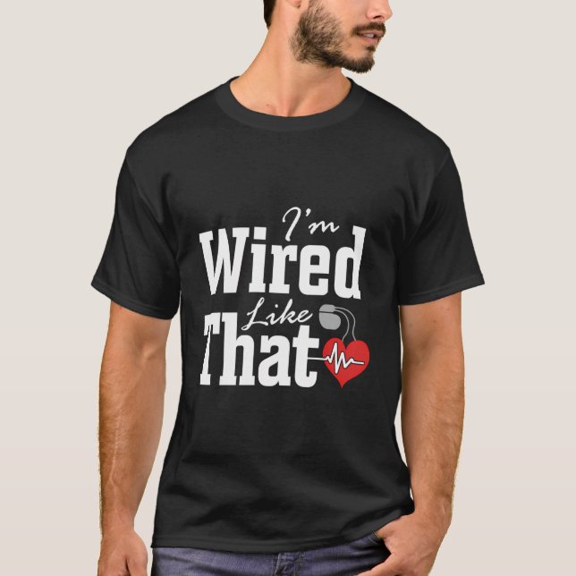 Camiseta Eu Estou Com Fio Como Aquele Cardíaco De Cirurgia  (Frente)