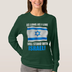 Camiseta Eu estou com Israel