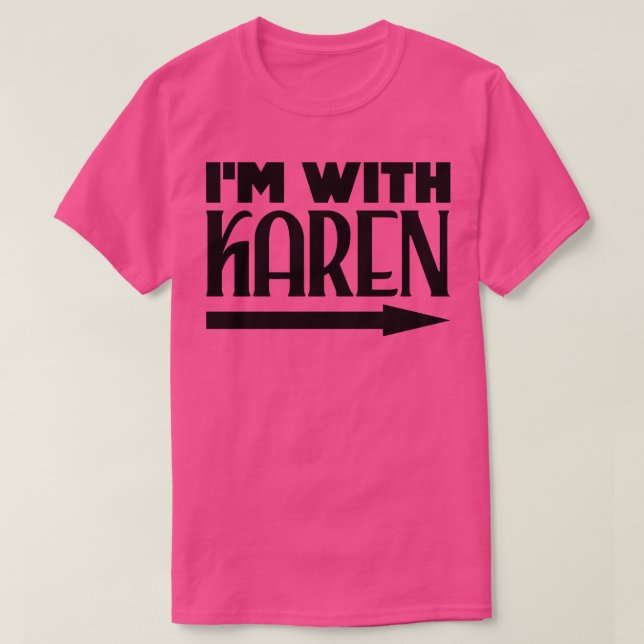 Camiseta Eu estou com Karen 2 (Frente do Design)