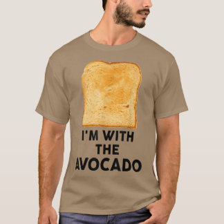 Camiseta Eu estou com o Avocado Crianças Adultas do Dia das