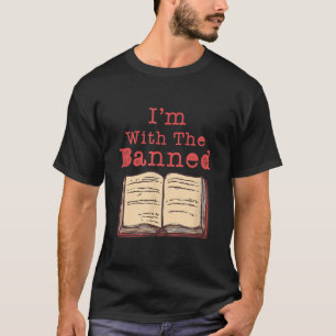 Camiseta Eu estou com o livro banido amando estadistas polí