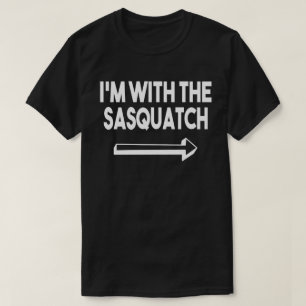 Camiseta Eu estou com o Sasquatch Coincronia no Dia das Bru