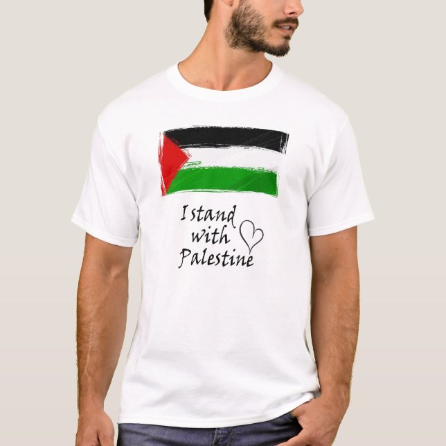 Camiseta Eu estou com Palestina (Frente)