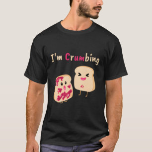 Camiseta Eu Estou Despedaçando O Pão Gelly Jam Comida Piada