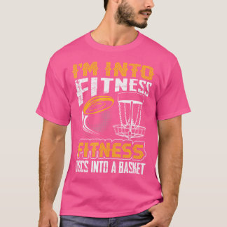 Camiseta Eu Estou Em Discos De Malhação Em Um Pá De Golfe D