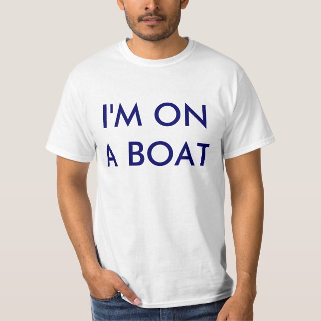 Camiseta Eu estou em um barco (Frente)