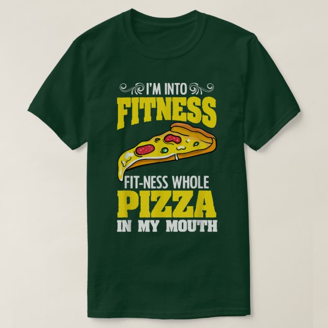 Camiseta Eu Estou Engraçado Na Malhação Pizzaholic Por Um P (Frente do Design)
