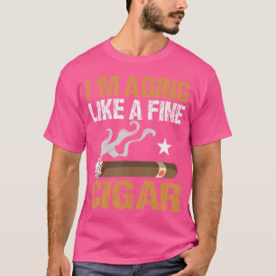 Camiseta Eu Estou Envelhecendo Como Um Cigarro Fumante De C