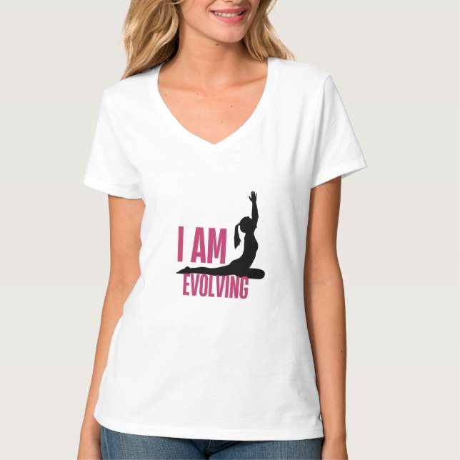 Camiseta Eu Estou Evoluindo – Crescimento Pessoal  (Frente)
