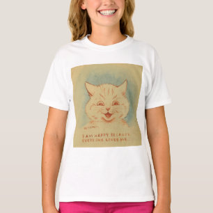 Camiseta Eu Estou Feliz Porque Todo Mundo Me Ama (Gatinho F