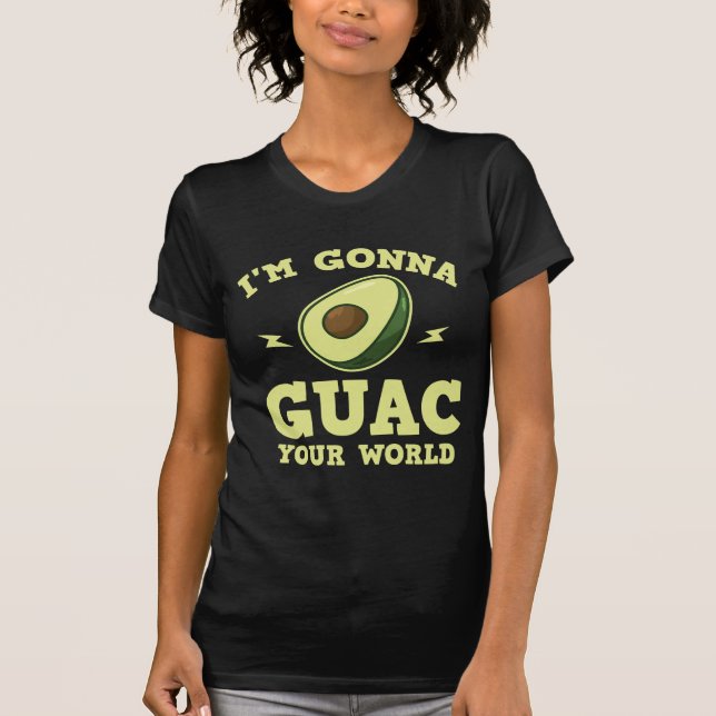 Camiseta Eu estou indo a Guac seu abacate engraçado do (Frente)