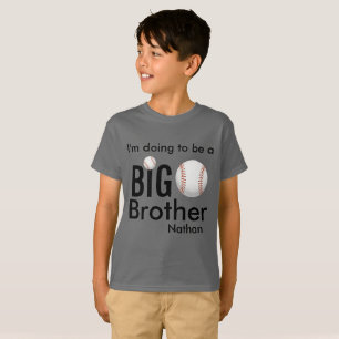 Camiseta Eu estou indo ser um basebol do primo do big