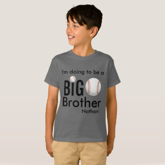 Camiseta Eu estou indo ser um basebol do primo do big