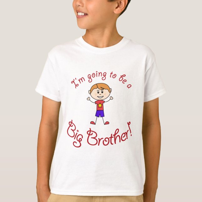 Camiseta Eu estou indo ser um big brother! (Frente)
