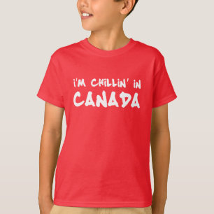 Camiseta Eu estou mordendo no Canadá