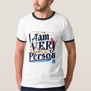 Camiseta Eu Estou Muito Ocupado De Camisa-T