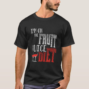 Camiseta Eu Estou Na Dieta De Sumo De Fruta