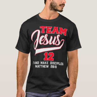 Camiseta Eu estou na equipe Jesus Christian Vai fazer discí