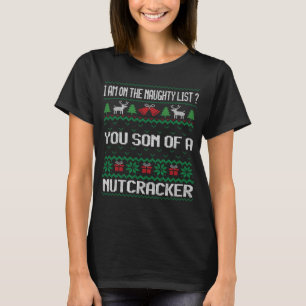 CAMISETA EU ESTOU NA LISTA NEGRA QUE VOCÊ FILHO DE UM NUTCR
