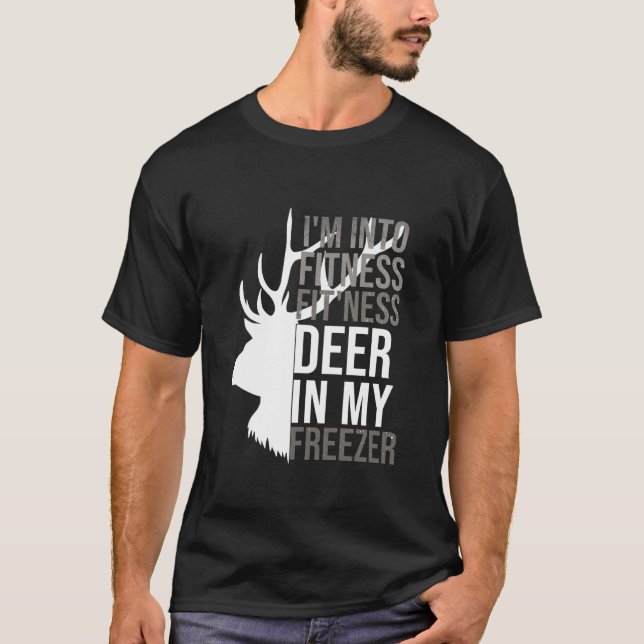 Camiseta Eu estou na Malhação Ajustado Deer no meu gelado H (Frente)
