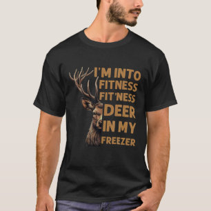 Camiseta Eu estou na Malhação Ajustado Deer no meu veado co