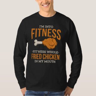 Camiseta Eu Estou Na Malhação Eu Enfiei Frango Nas Minhas A