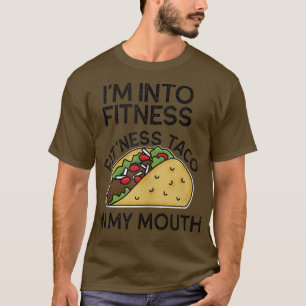 Camiseta Eu estou na Malhação Taco em minha boca Tacos engr