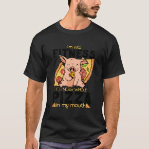 Camiseta Eu Estou Na Pizza De Malhação No Meu Exer De Educa