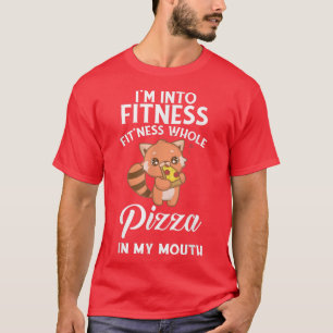 Camiseta Eu Estou Na Pizza Malhação Amantes Kawaii Red Pand