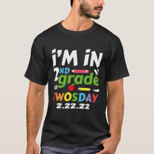 Camiseta Eu estou no Segundo na segunda-feira 22/02/2022 te