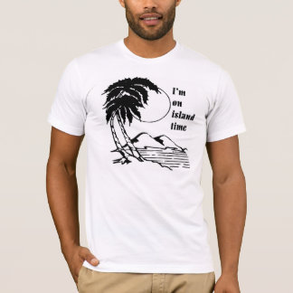 Camiseta Eu estou no tempo da ilha