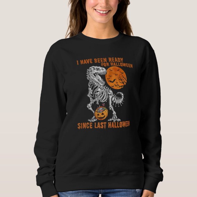 Camiseta Eu Estou Preparado Para O Halloween Desde O Último (Frente)