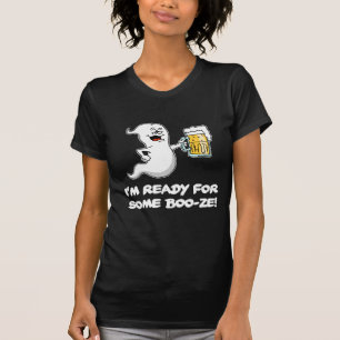 Camiseta Eu estou pronto para o fantasma do Dia das Bruxas