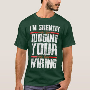 Camiseta Eu Estou Silenciando Seu Elétrico Engraçado De Cab