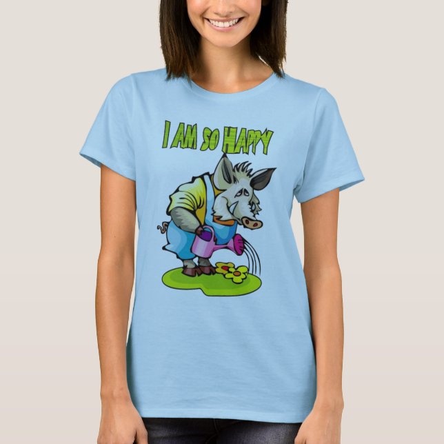 Camiseta Eu estou tão feliz (Frente)