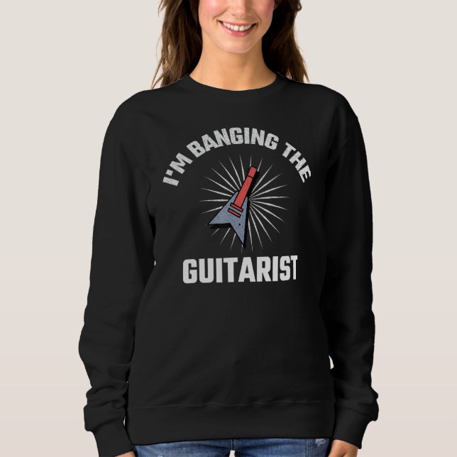 Camiseta Eu estou tocando o guitarrista - Novidade engraçad (Frente)