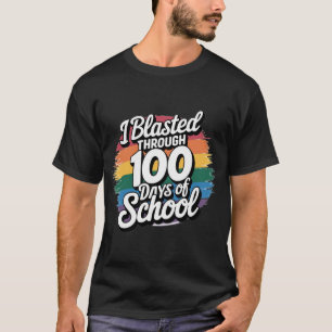 Camiseta Eu estraguei por 100 dias de Arco-Íris na Escola