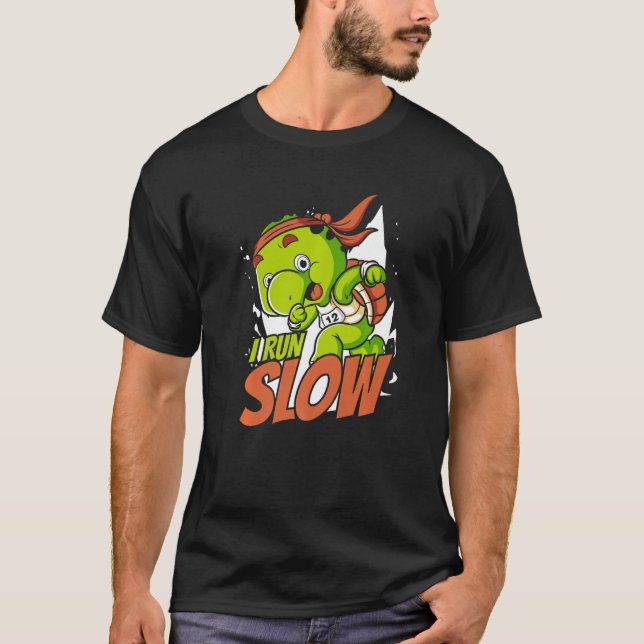 Camiseta Eu executo o ligador lento, encaixando o controle  (Frente)