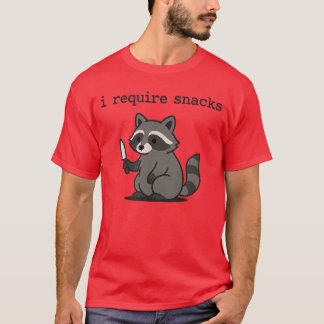 Camiseta Eu Exijo Lanches Amigos Guaxinim