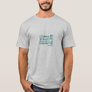Camiseta Eu exijo sim a procura alguma carne lascada