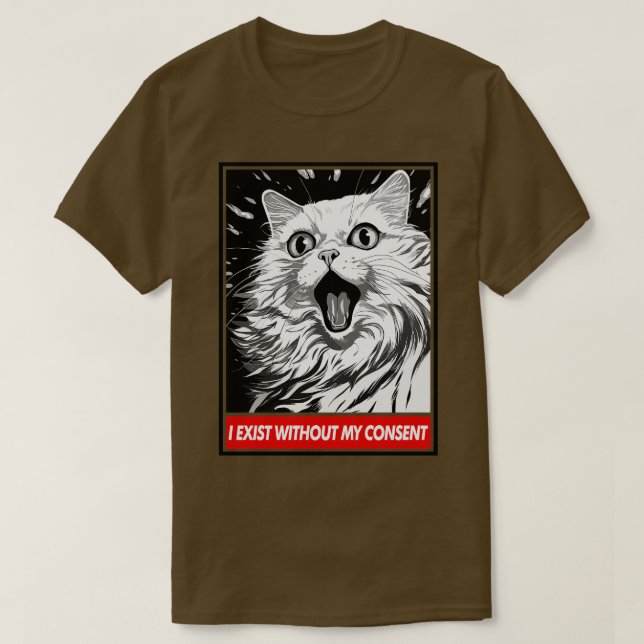 Camiseta Eu Existe Sem Meu Consentimento (Frente do Design)