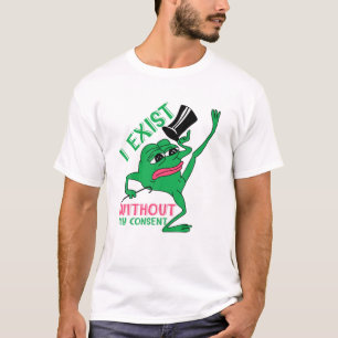 Camiseta Eu Existe Sem Meu Consentimento, Crianças Sapos E