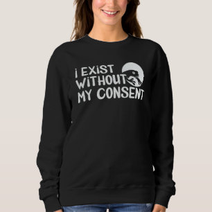 Camiseta Eu ExistO Sem Meu Consentimento Sapo Surreal Meme