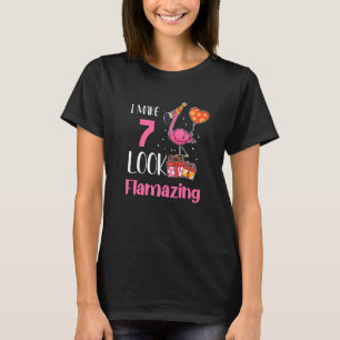 Camiseta Eu Faço 7 Parecerem Incríveis Flamingo 7 B De 7 An