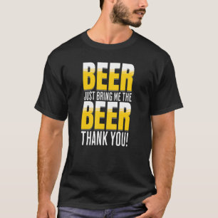 Camiseta Eu Faço A Cerveja Desaparecer Piadas De Bebendo De