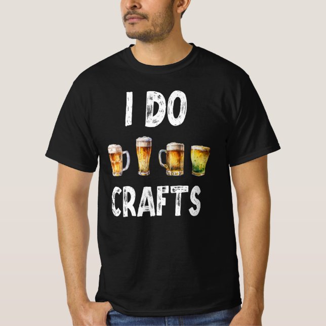Camiseta Eu faço Artesanatos - Artesanato Cerveja em casa (Frente)